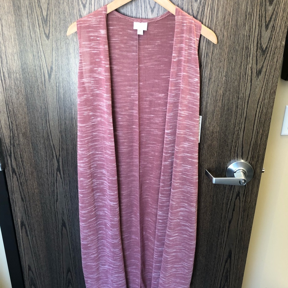 Lularoe salmon and tan joy